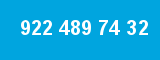 922 489 74 32 922 489 74 32